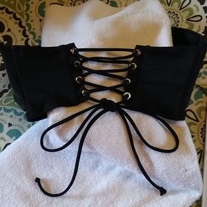 Victoria's Secret Tie in back strapless bra 36DD